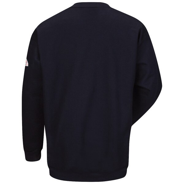 Bulwark FR Pullover Crewneck Sweatshirt in navy